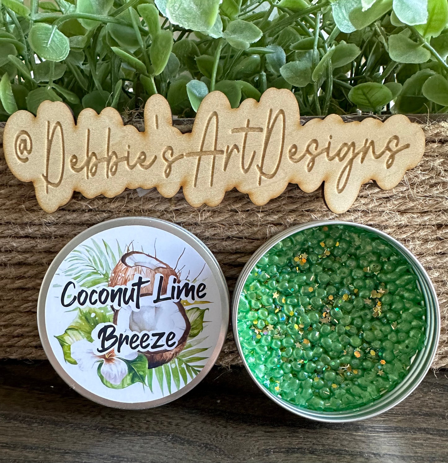 Freshie Tin | Coconut Lime Breeze Scent