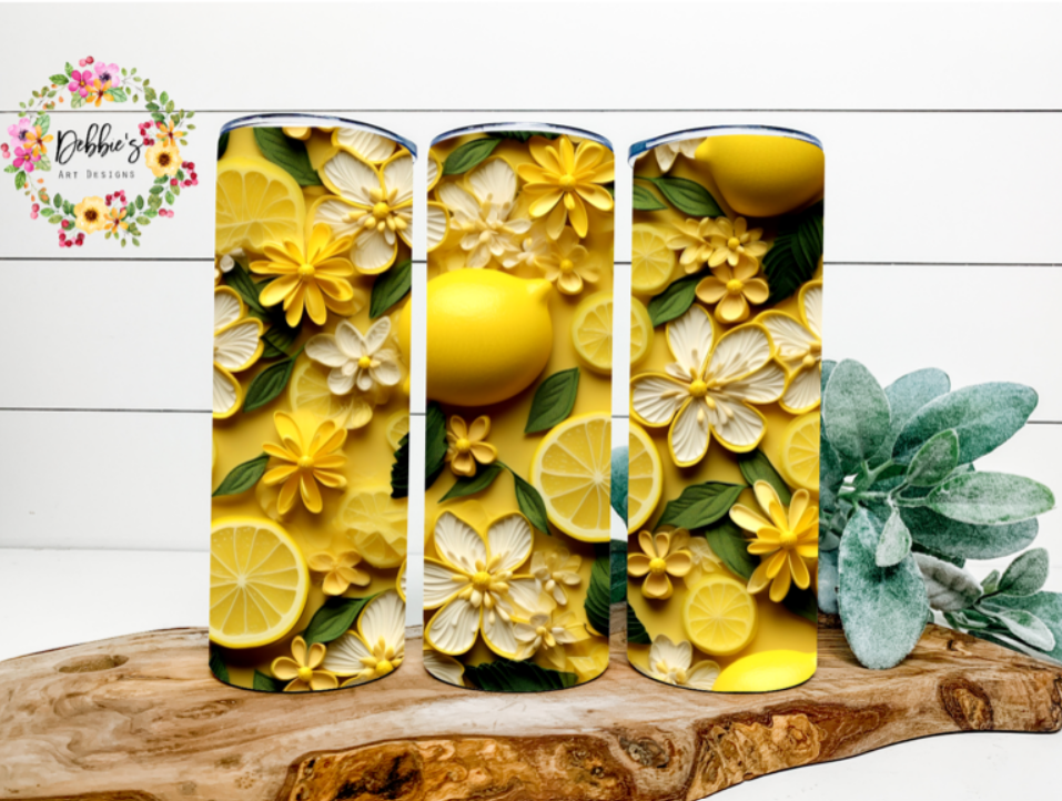 3D Lemons | 20oz Tumbler