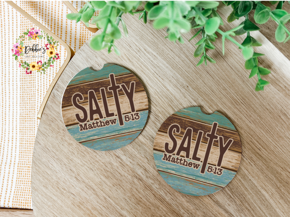 Salty | Car Coasters