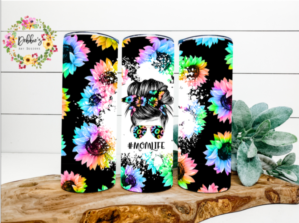 Mom Life | Colorful | 20oz Tumbler