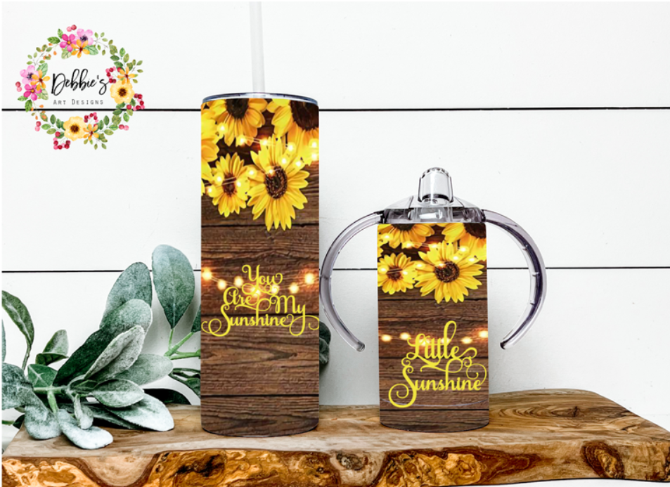 Mommy & Me | Sunshine | 20oz Tumbler | 12oz Sippy Cup