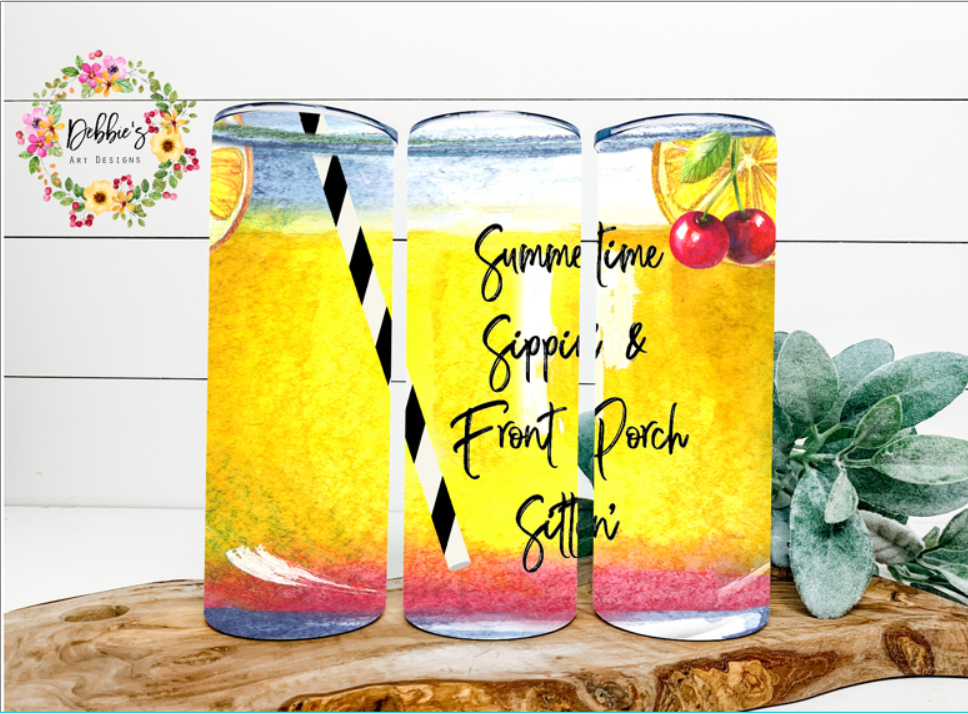 Summertime Sippin' | 20oz Tumbler