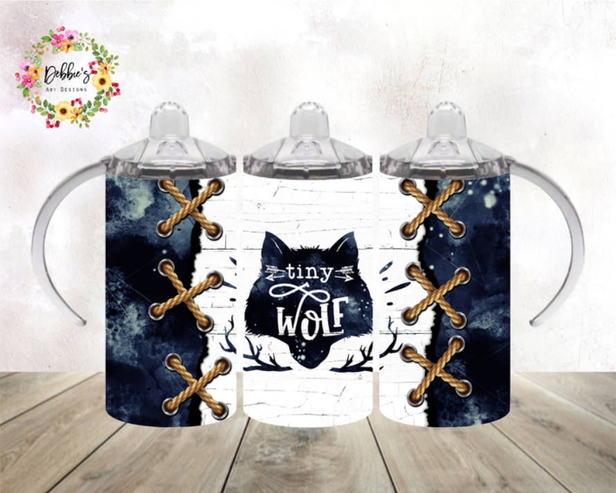 Daddy/Mommy & Me | Raising Tiny Wolves | 20oz Tumbler | 12oz Sippy Cup