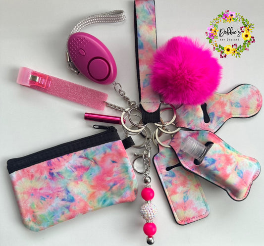 Tye Dye Accessory Keychain