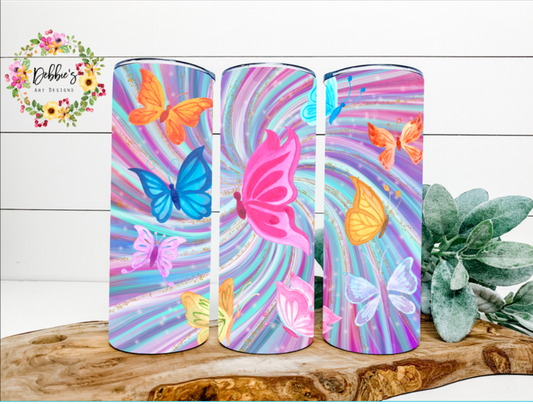 Butterfly Swirl | 20oz Tumbler