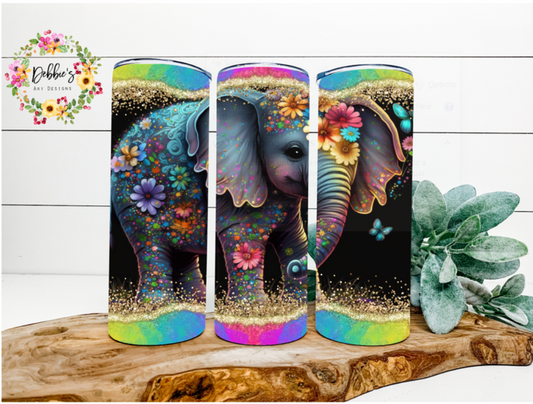 Neon Elephant | 20oz Tumbler