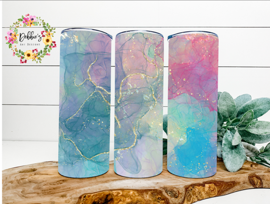 Pastel Alcohol Ink Look | 20oz Tumbler