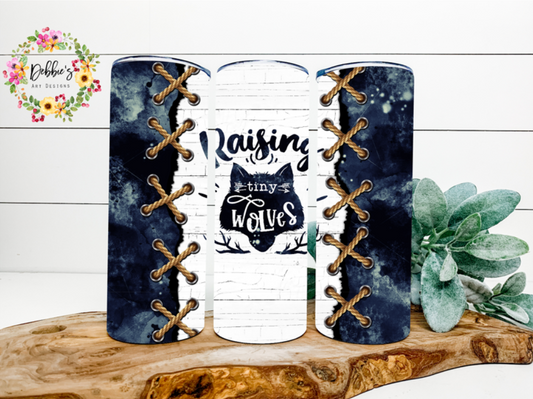 Daddy/Mommy & Me | Raising Tiny Wolves | 20oz Tumbler | 12oz Sippy Cup
